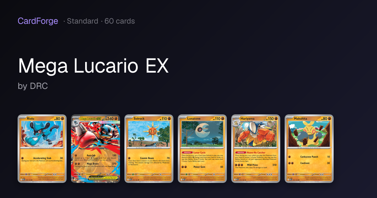 Mega Lucario EX